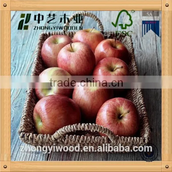 handmade high quality rectangular wicker fruit tray wholesales