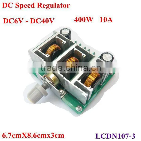 Low Price 400W 6V/40V dc dc Motor Speed Regulator Accept OEM