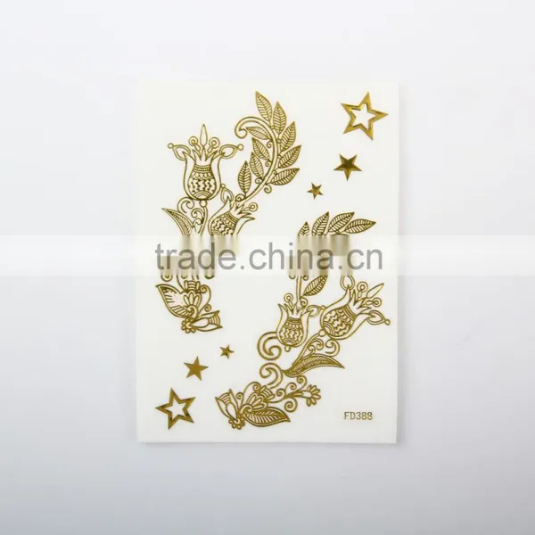 Easy Decorating Phone Sticker 24k Gold Plating Mobile Phone Sticker photo-3