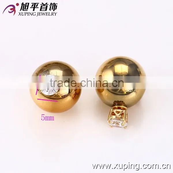 2015 Fashion Xuping Jewelry Gold Plated Jewelry Earrings With Colorful Zircon photo-2