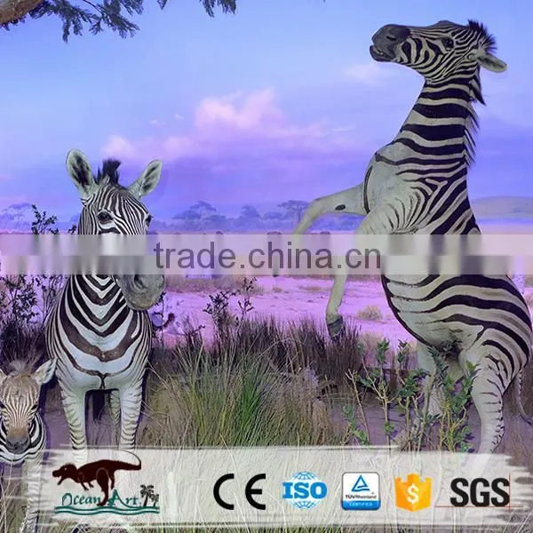 Theme Park Decoration Fiberglass Life Size Horse Statues photo-2