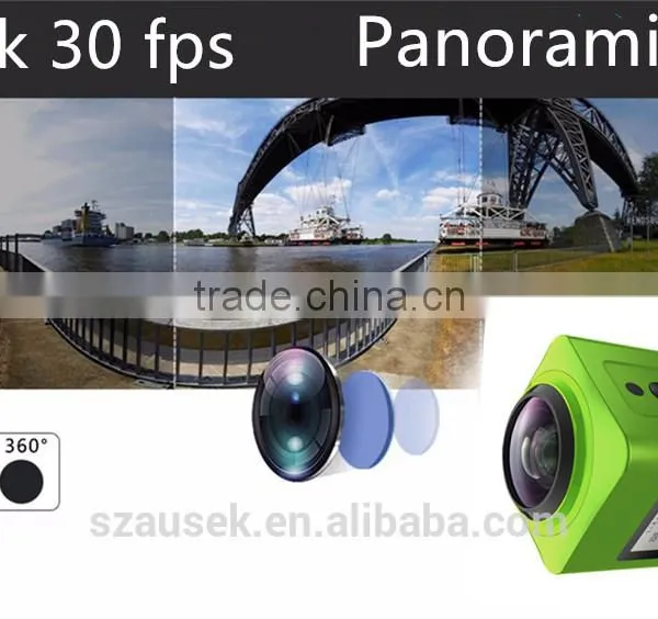 Action Camera be Unique 360 Degree Sport Action Camera 4k 30fps Mini DV Waterproof 30M 2016 New photo-2
