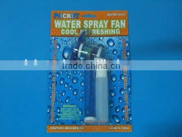 Water Mist Fan Type MIST SPRAY FAN Cool Refreshing Hand Held Portable NEW Sealed Purple Hand Held photo-4