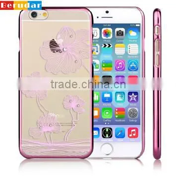 Wholesale Fashion Flower Diamond Hard Cases for Iphone 6 Plus photo-2