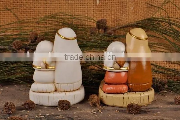 Polyresin Nativity Set Candlestick photo-6