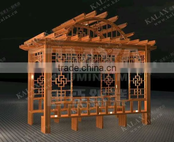 Arch Cheap Aluminium Garden Stone Column Pergola Metal photo-6
