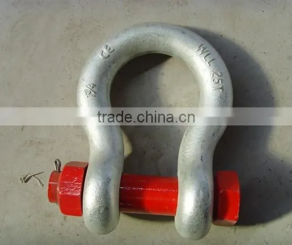 Drop Forged Hardware Alloy Steel/carbon Steel G2130 Omega Shape Shackle(carbon Steel) photo-6