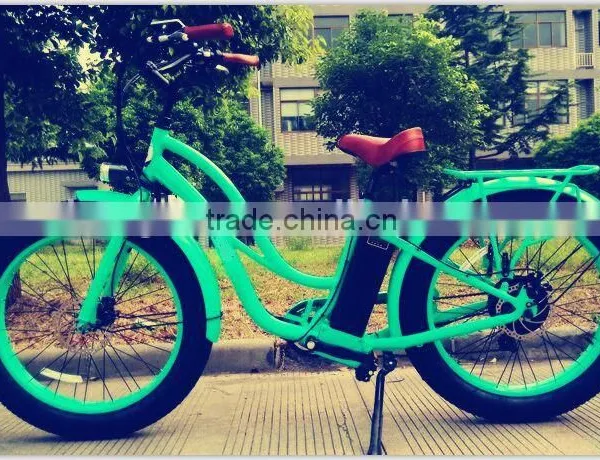 Newest! New Design Cool Fat Tire Electric Mountain Bike 48v 500w for Sale photo-2