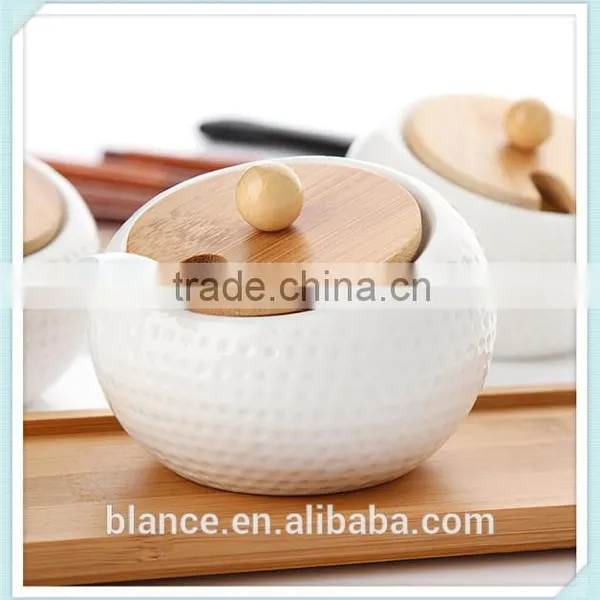 Personalized Ceramic Spices Canister Set White photo-3