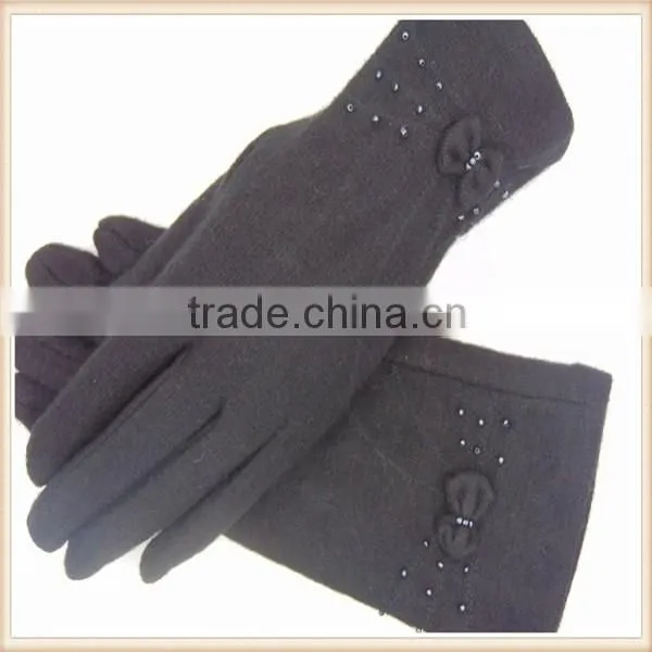 Fashion Women Use Micro Velvet Gloves photo-4