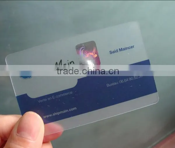 Blank Transparent Business Cards photo-2