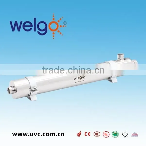 Home water filtration unit system with UV Disinfection