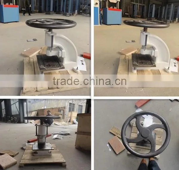 HS-5010 High Quality Manual Sample Cutting Machine With Dumb Bell Die Cutter and Angle Cutter photo-3