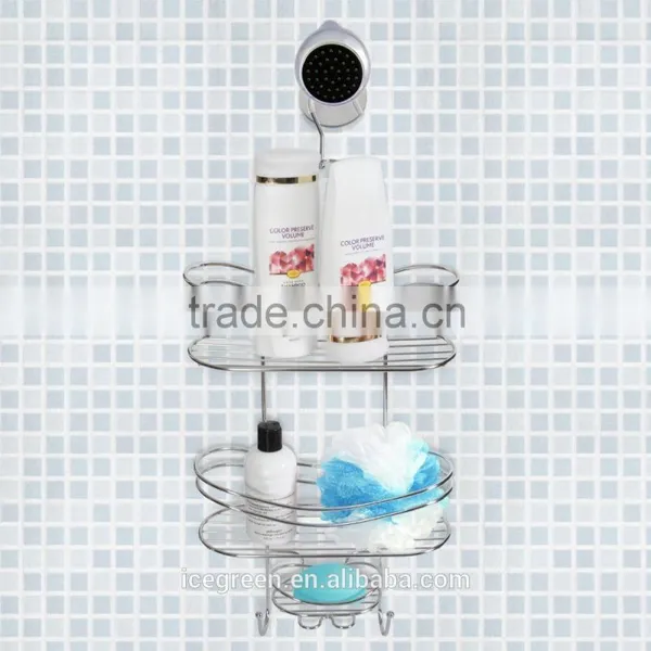 Stainless Steel Shower Wall Caddy photo-3