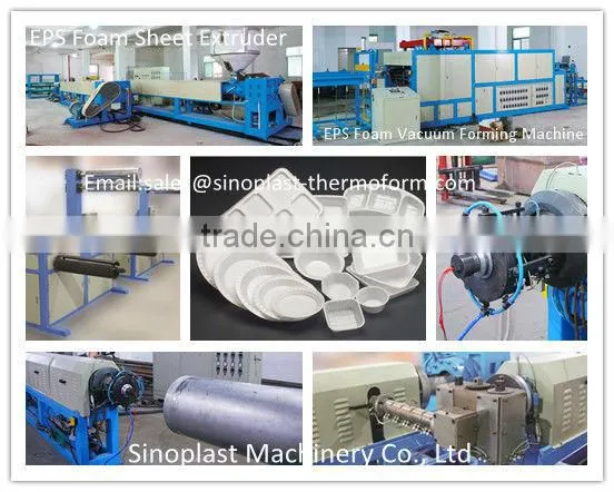 SP65/90 EPS Foam Lunch Boxes Production Line, EPS Foam Bowl/plate Making Machine