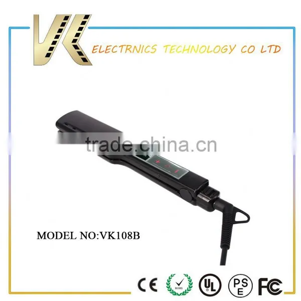 Air Brush Touch Screen Ceramic Tourmaline MCH Custom Private Label Hair Straightener Flat Iron photo-6