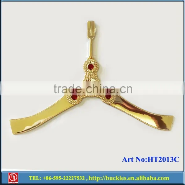 TPU Gold Metal Plating Decoration Shoe Strap HT2020B photo-4