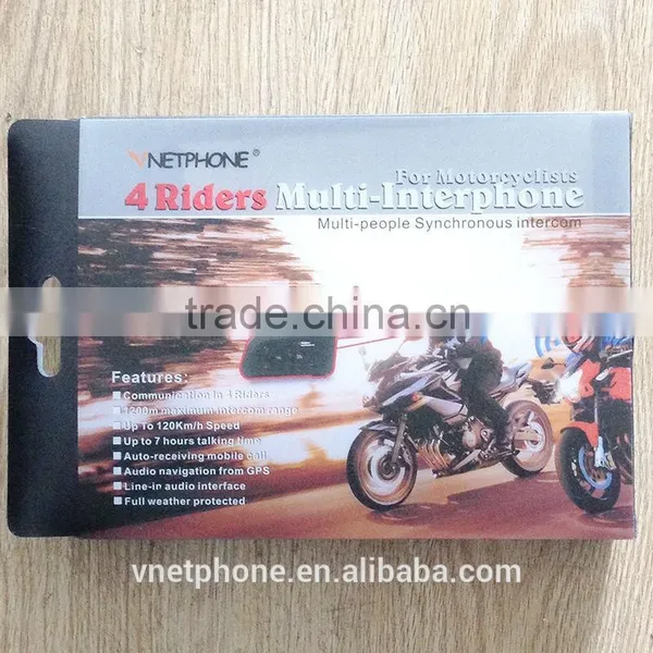 2 Way System Full-duplex Walkie Talkie for 4 Riders photo-3