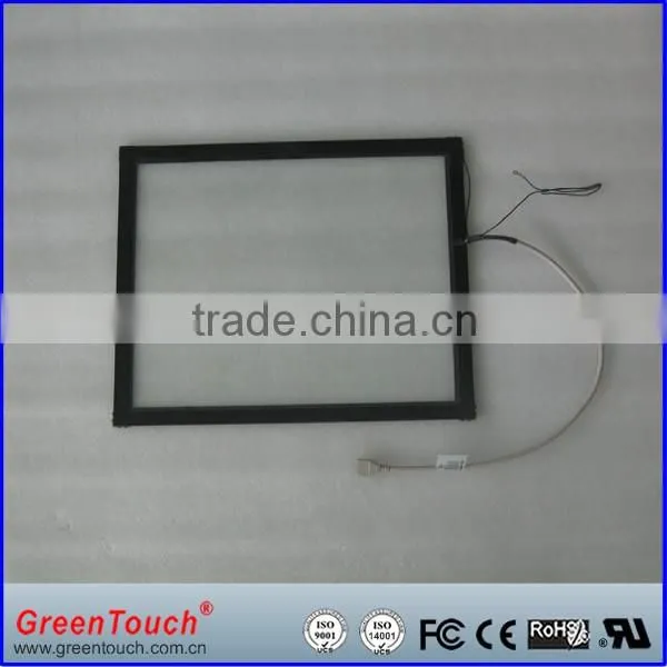 Pure Glass Saw Touch Screen 17 Inch Dust-proof Touch Panel for ATM photo-2