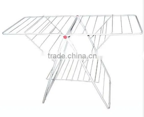 Metal Clothes Drying Rack With Foldable Design photo-3