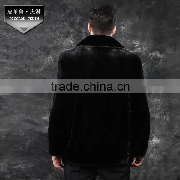 Cheap Nature Men Mink Fur Coats Manufactory photo-2