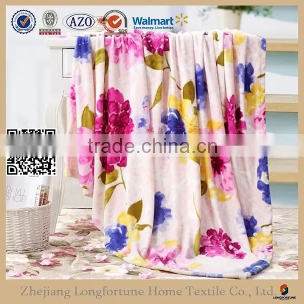 Soft Warm Polyester Polar Fleece Blanket photo-2