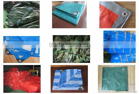 Waterproof HDPE Tarpaulin Covers With Reinforced Corners and Grommets