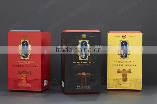 Luxury Personalized Wine Bottles Gifts Boxes With Custom Printing photo-2