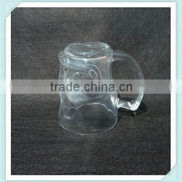 2016 New Design Shull Shape Glass Cup Beer Glass Cup With Skull Shape photo-4