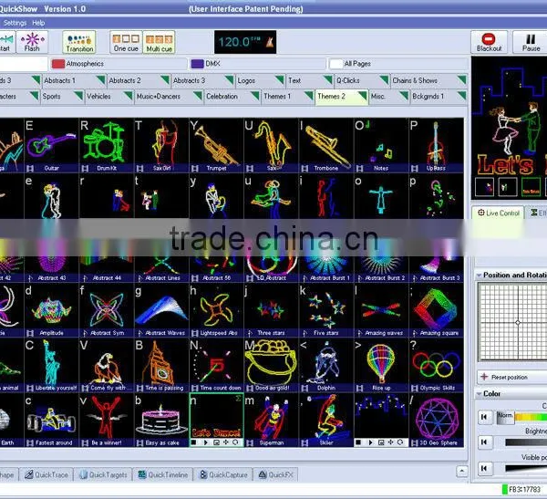 Laser Software, PANGOLIN Quick Show ILDA Animation Laser Software photo-2