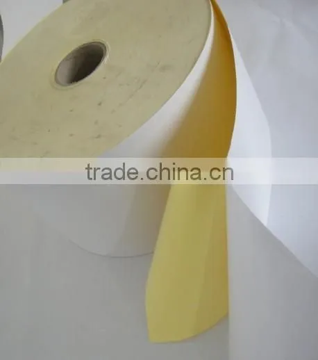 Semi Gloss Sticker With Yellow Back