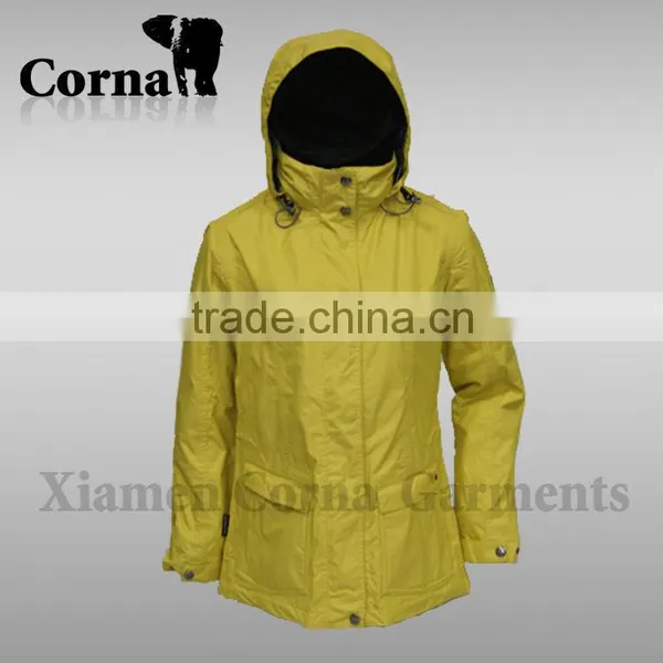 New Style Fashion Women 2 in 1 Outdoor Suit Ski Jacket With Hood