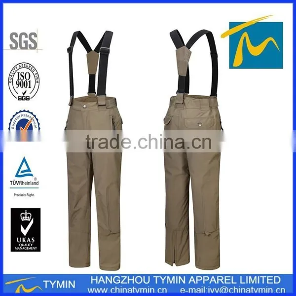 Custom Windproof Functional Work Trousers Mens Ski Overalls