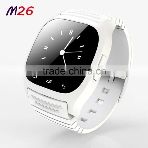 2016 Hot Waterproof Bluetooth Smartwatch M26 Smart Watch for Android IOS photo-2
