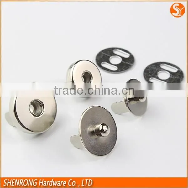 Custom Bag Lock Metal Button for Bags and Handbags Iron Material photo-2