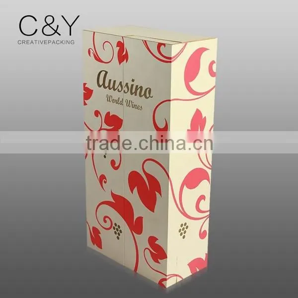 2 Bottle Gift Wooden Wine Box photo-2
