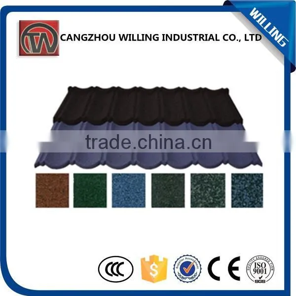 Beautiful and Classic Stone Coated Steel Roofing Tile photo-3