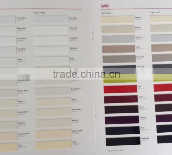 No Color Variation PET MDF Board for Kitchen Cabinet Doors ,wardrobe photo-4