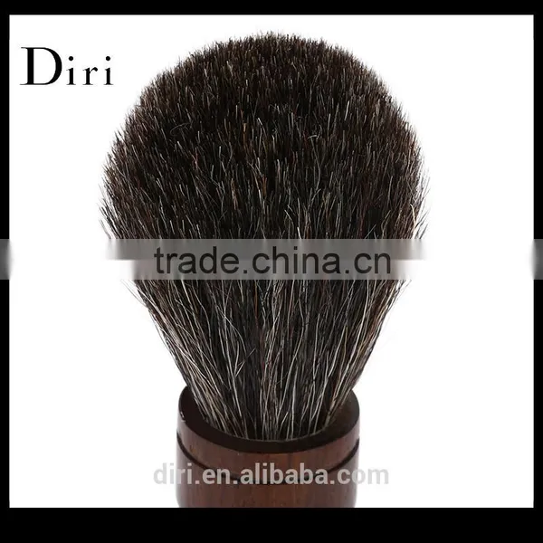 Customized Logo Badger Shaving Brush Natural Wood Handle photo-3