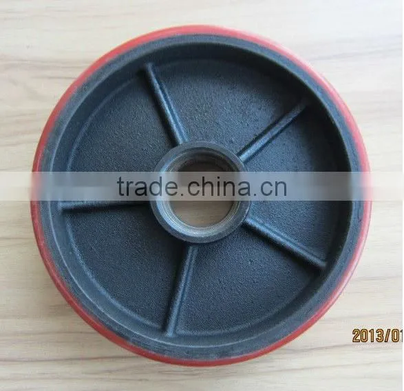 180x50 Solid Rubber Wheel for Hand Pallet Truck photo-4