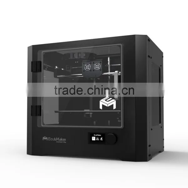 EcubMaker FANTASY Pro Dual Extruder Large 3D Metal Printer Kit Machine Price for Sale 260x180x200mm Soluble Support Filament photo-3