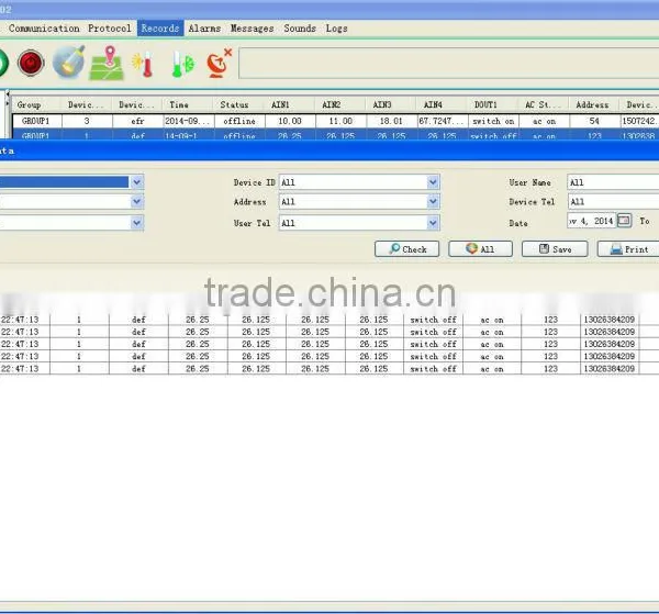 GPRS/3G UMTS/GPS Remote Monitoring System With SMS Alert Fowarding,events Log and Real Time Data Display,google Map photo-3