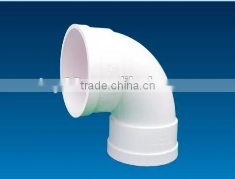 Factory Price PVC DRAINAGE FITTINGS , 90 DEGREE ELBOW photo-3