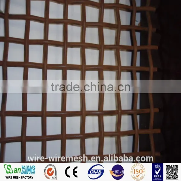 Flat Top Plastic Crimped Wire Mesh photo-2