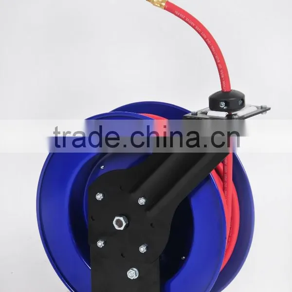 Metal Material Air Hose Reel With 15m Rubber Air Hose photo-2
