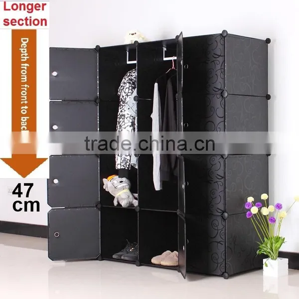 Plastic Clothes and Shoes Storage Organizer Cabinet
