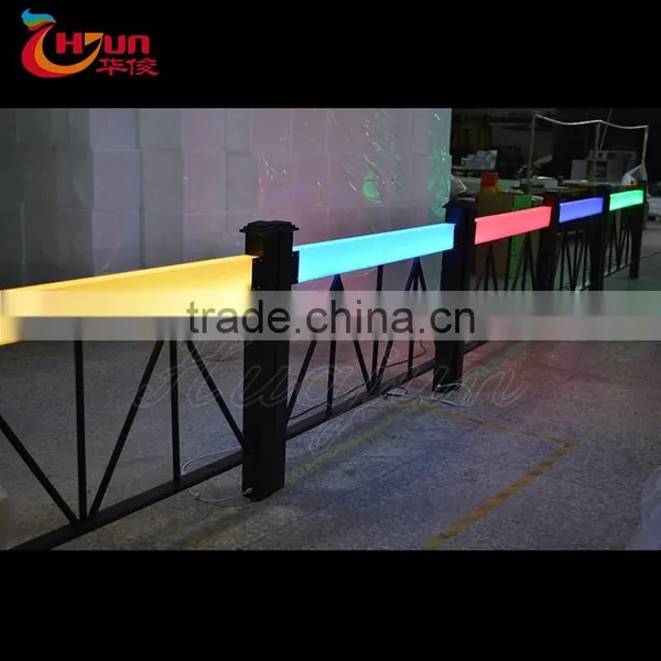 Metal Balcony Railing,led Plastic Rail, Coloful Fence photo-6