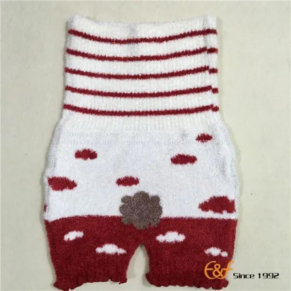 Snow Yarn Elastic Knitted Haramaki Short Pants photo-2