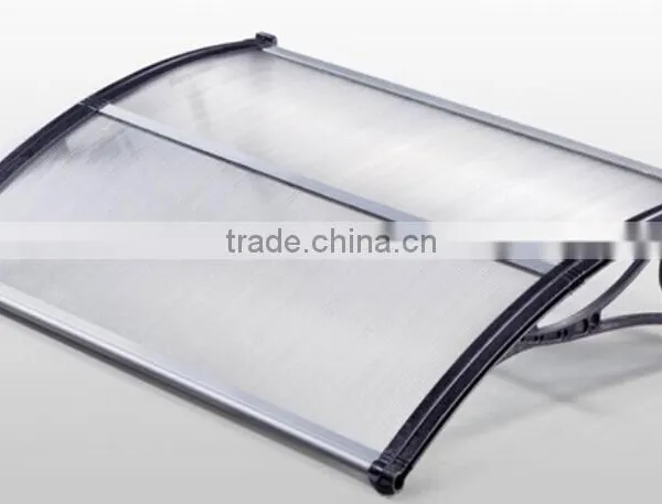 DIY Awning Extension Polycarbonate Door Canopy With Plastic Brackets photo-2