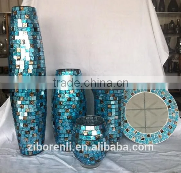 Elegant Style Tall Glass Vase Christmas Centerpieces photo-3